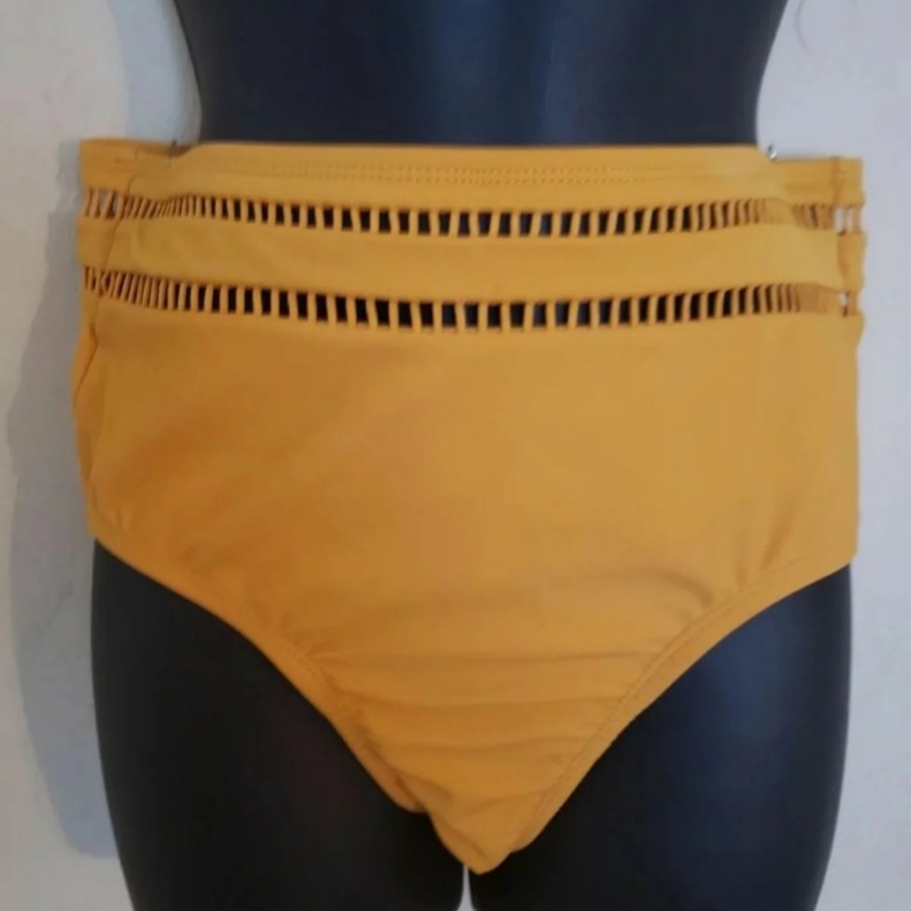 High waisted bikini bottoms
